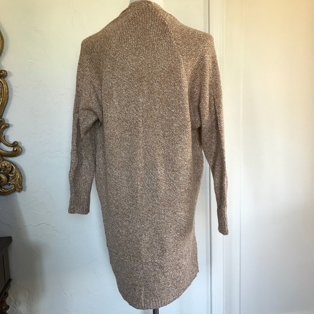 Marled camel knit cardigan - Picture 7 of 7